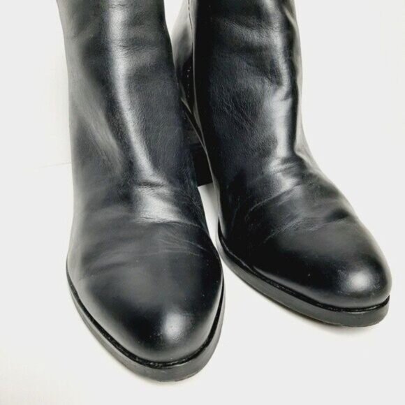 BP Jett Ankle Bootie Black Leather Sz 9.5M - Picture 5 of 13
